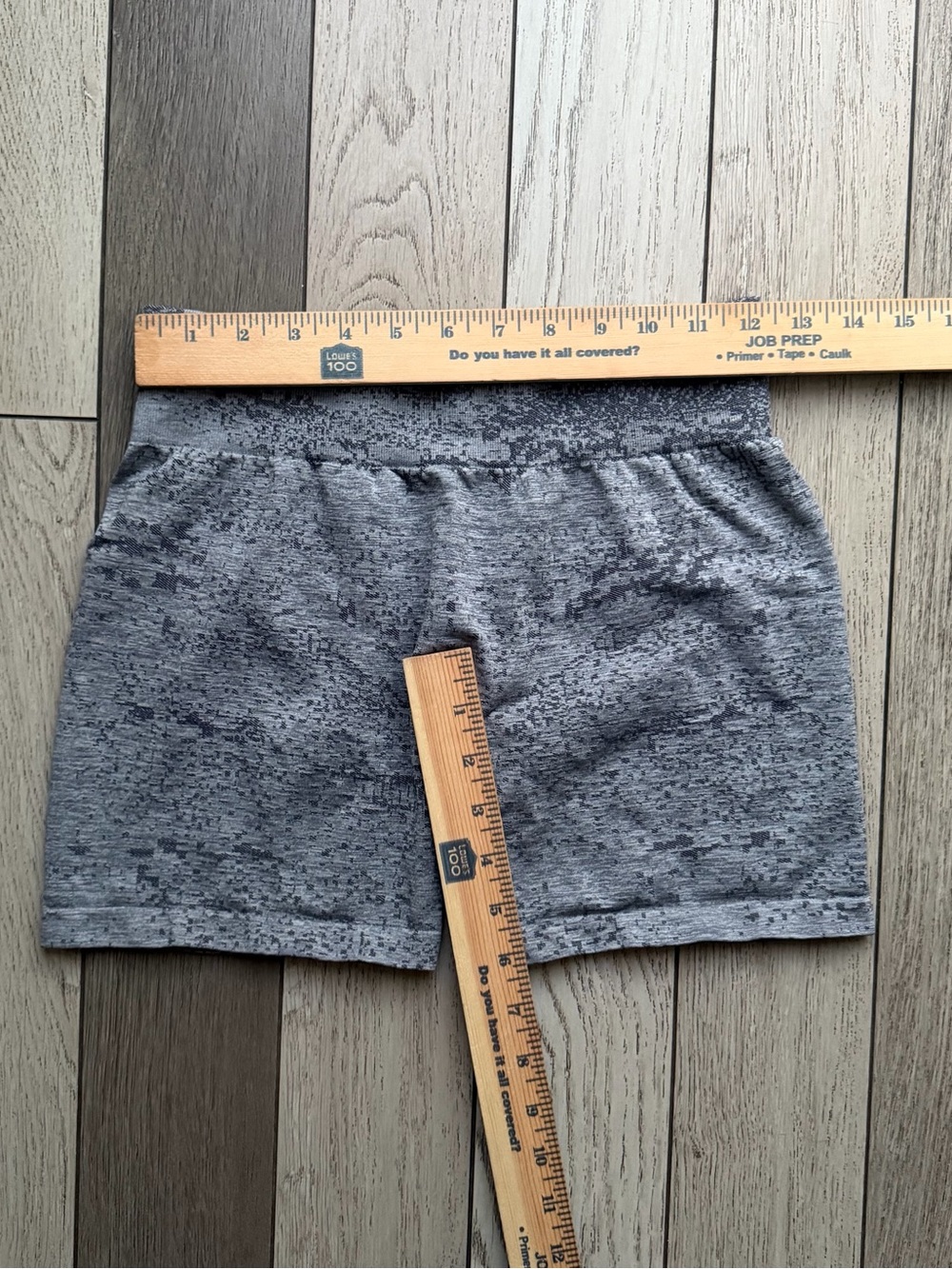 NVGTN Heather Gray Seamless High-Waist Biker Shorts M - Picture 4 of 4